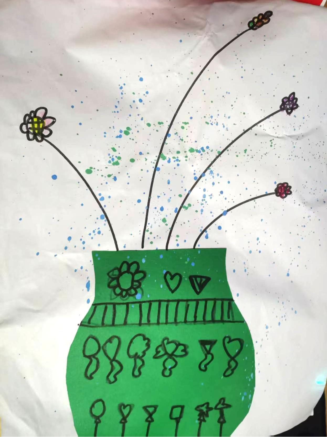 幼儿园作品/花瓶